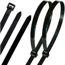 Cable Ties, 100 Pack Heavy Duty Nylon Cable Ties, 7.6mm x 300mm, 12