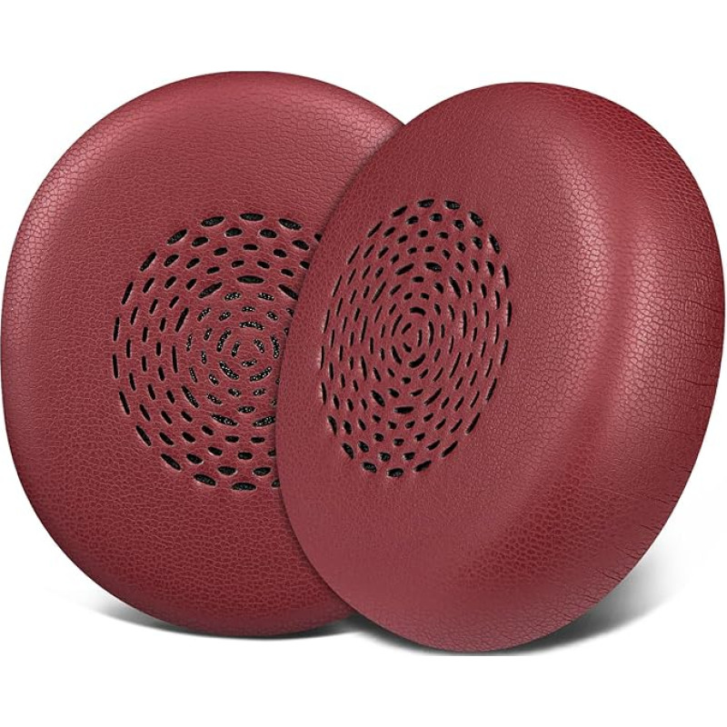 SOULWIT Protein Leather Replacement Ear Pads for Jabra Evolve2 75 PC Wireless Headset (Not for Evolve 75), Cushions with Noise Isolation Foam