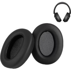 XB910N Ohrpolster für Sony WH-XB910N Ersatz-Ohrpolster mit Proteinleder und Memory-Schaum, nur für Sony WHXB910N Kopfhörer, Schwarz (aktualisierte Version)
