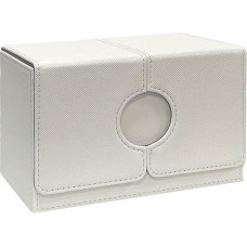 kyaoayo Deck Boxes Collecting, Trading Card Box with Cube Tray for 200+ Cards, Premium Magnetic Deck Box for Playing Cards, PVC-Free Card Holder Compatible with MTG, Magic the Gathering, YGO Cards