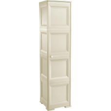 TONTARELLI 8085568210 Omnimodus Pillar Cabinet, 40 x 43 x 164 cm, Cream