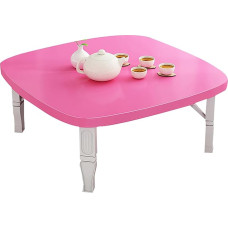 Japoniškas sulankstomas grindų stalas, valgomojo stalas, medinis sulankstomas kavos stalas, žemas stalas sėdėti ant grindų, erdvę taupantis kvadratinis Tatami stalas, mažas Kotatsu stalas (skersmuo 2