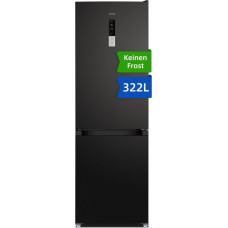 CHIQ FBM317NEI4D 322L laisvai pastatomas inverterinis šaldytuvas, neužšąlantis, su keliais oro srautais, greito užšaldymo funkcija, jutiklinio ekrano valdymu, kompresoriumi ir 12 metų garantija
