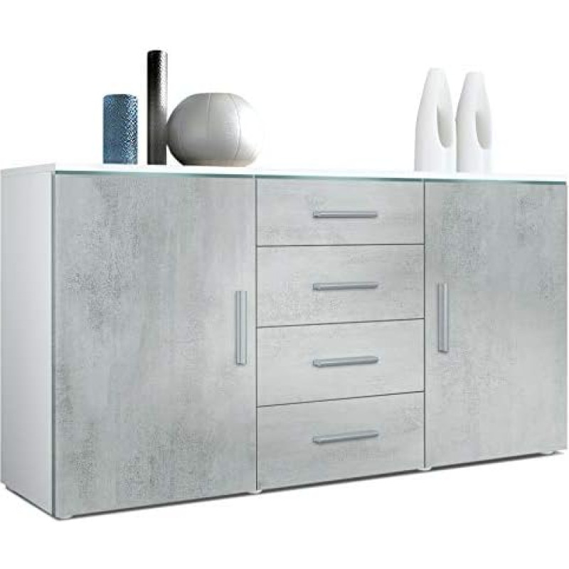 Faro V1 V2 Sideboard White