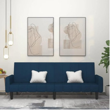 Xichuzi Schlafsofa 2-Sitzer Blau Samt, Poilsio sofa, Sofos ir sofos, Relaxsofa, Sofa für Wohnzimmer, 375773