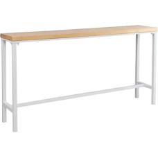 Konsolinis staliukas Siauras sofos staliukas Konsolinis staliukas, įėjimo staliukas, stalas, siauras prieškambario konsolinis staliukas, pramoninis dizainas, 120 x 40 x 105 cm, siauras ilgas baro staliukas, kokteilinis staliukas su