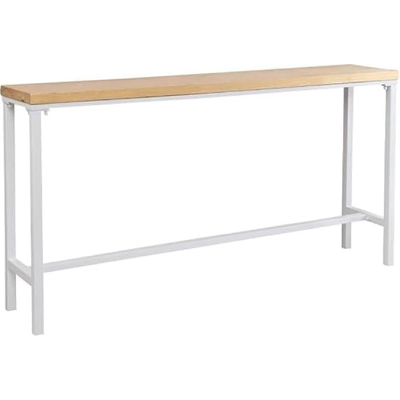 Konsolinis staliukas Siauras sofos staliukas Konsolinis staliukas, įėjimo staliukas, stalas, siauras prieškambario konsolinis staliukas, pramoninis dizainas, 120 x 40 x 105 cm, siauras ilgas baro staliukas, kokteilinis staliukas su