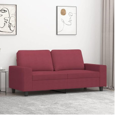 CCCINER 2-vietė sofa Vyno raudona 140 cm audinys, Vyno raudona 2-vietė sofa poilsiui ir pramogoms Sofos ir sofos