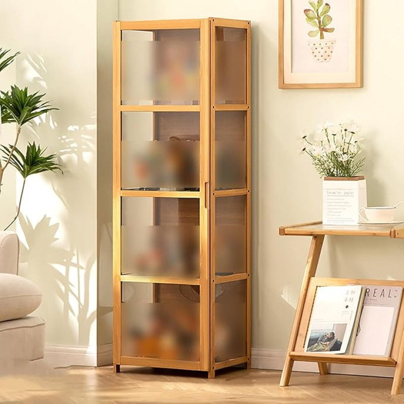 Kolekcionavimo vitrina, medinė vitrina, akrilo vitrina, akrilo kolekcijos vitrina, daugiafunkcinė dulkių nepraleidžianti akrilo vitrina, skaidri vitrina svetainei ir biurui 42