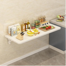 WBWAPA Klappbarer Wandtisch, schwebender Schreibtisch, Wandklapptisch, Klapptische für kleine Räume, platzsparender, klappbarer Wandtisch für den Heimgebrauch, geeignet für Waschküche, Kü