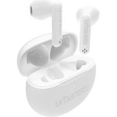 Urbanista In-Ear Headphones Wireless Bluetooth 5.3, IPX4 True Wireless Earbuds, 2 Microphones, 20 Hours Playtime, Earphones with Touch Control, TWS Headphones with USB C Charging Case, Austin, White