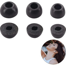 Atminties putų ausinių antgalių rinkinys, 3 dydžių ausų antgaliai, suderinami su 