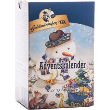 Goldmännchen Advent Calendar Angel Tea Selection with 24 + 1 Different Types of Tea, Pack of 1 (1 x 50 g)