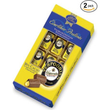 RCP Verpoorten Egg Liqueur Pralinés Whole Milk - 2 x 120 g - Alcoholic Chocolates Made of Milk Chocolate with Liquid Filling