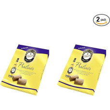 RCP Verpoorten Egg Liqueur Pralinés Whole Milk - 1 x 310 g - Alcoholic Chocolates Made of Milk Chocolate with Liquid Filling (Pack of 2)