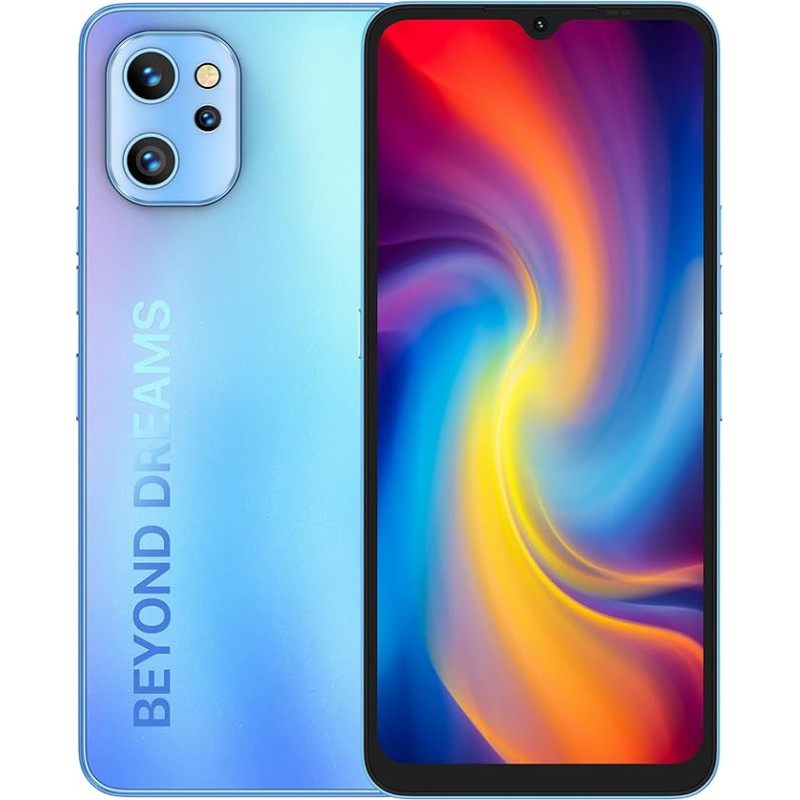 UMIDIGI A13 Pro (128GB) išmanusis telefonas be sutarties, 48MP AI kameros mobilusis telefonas, 6,7 colių HD ekranas, 4GB RAM, 