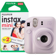 Fujifilm instax Mini 12 momentinis fotoaparatas su 20 filmų - violetinė