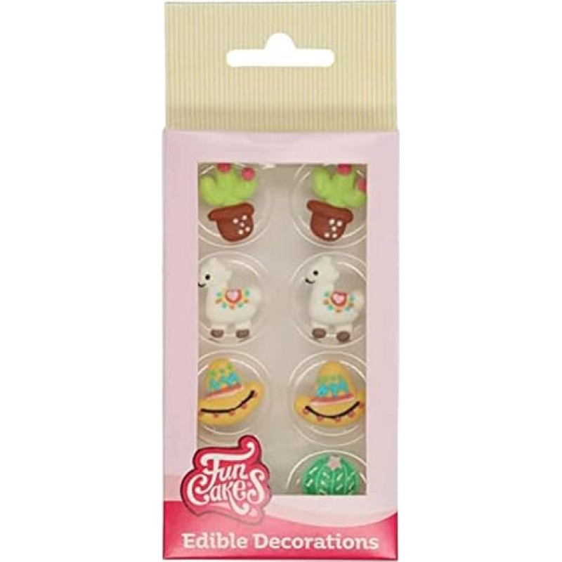 FunCakes Sugar Decorations Alpaca Set of 8