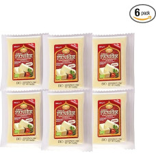 Ayurveda Foods - Organic Paneer (Panir) Cheese Natural Set of 6 x 200 g Vegetarian Organic, Free from Preservatives or Artificial Flavours, 100% Organic Milk