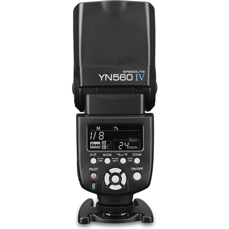 YONGNUO YN560 IV 2.4GHZ Blitz Speedlite Wireless Transceiver Integrierte für Canon Nikon Panasonic Pentax Kamera+WINGONEER® Diffusor