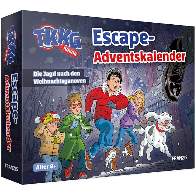 FRANZIS TKKG 67240 Junior Escape Advent Calendar: The Hunt for the Christmas Goose Oven