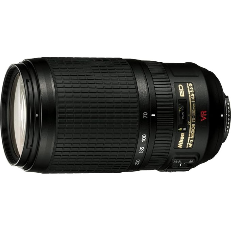 Nikon 70-300MM f-4, 5.6G Autofokus Zoomobjektiv für Nikon DSLR Kameras (Generalüberholt)