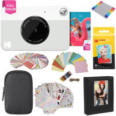 Kodak PRINTOMATIC Digitale Sofortbildkamera, Vollfarbdrucke auf Zink 2x3-Fotopapier mit Sticky-Back-Funktion - Drucken Sie Memories Sofort (Schwarz)