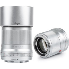 VILTROX 56 mm f1.4 Z-Mount pagrindinis objektyvas, skirtas Nikon Z5 Z50 Z6 Z6II Z7 Z7II ZFC (APS-C, automatinis fokusavimas), sidabrinės spalvos