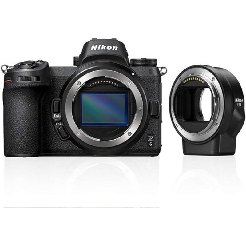 Nikon Z6 sistemos skaitmeninis fotoaparatas + FTZ adapteris + 64GB XQD