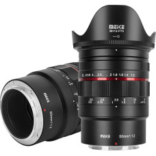 MEKE 50 mm F1.2 didelės diafragmos rankinio fokusavimo viso kadro objektyvas, suderinamas su Nikon Z-Mount fotoaparatais Z5 Z6 Z7 Z6II Z7II Z30 Z50 Z8 Z9