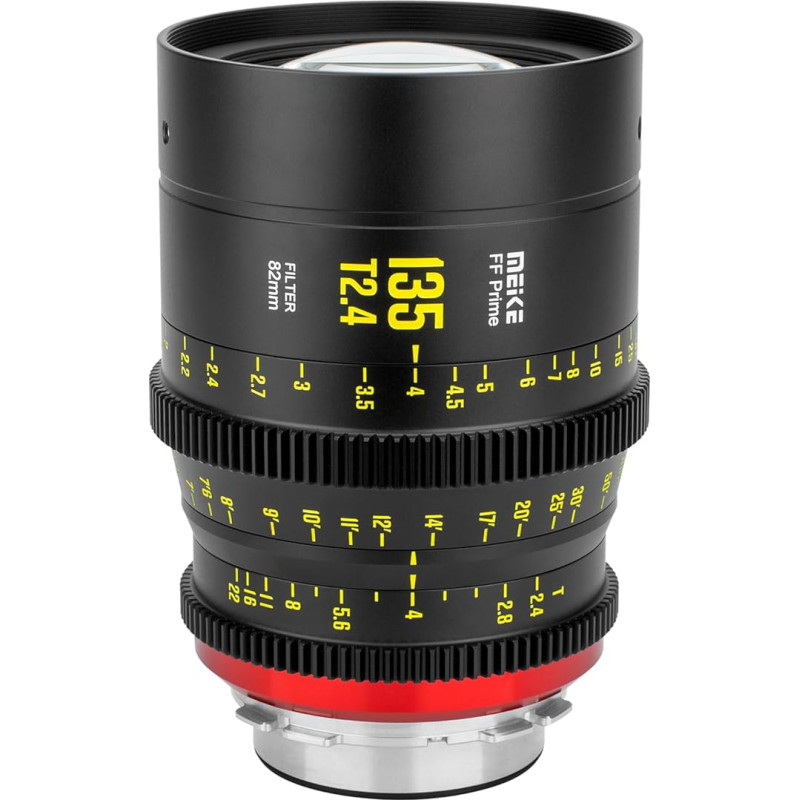 MEKE 135mm T2.4 pilno kadro kino objektyvas Rankinis fokusavimas, suderinamas su 