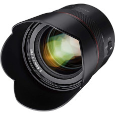 Samyang AF 75mm F1.8 kompaktiškas automatinio fokusavimo teleobjektyvas, skirtas 