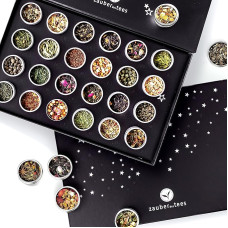 Magic of Tea | Tea Advent Calendar 2024 | Christmas Calendar with 24 Special Teas, Handmade, in Elegant Magnetic Gift Box | Tea Gift Set for Tea Lovers