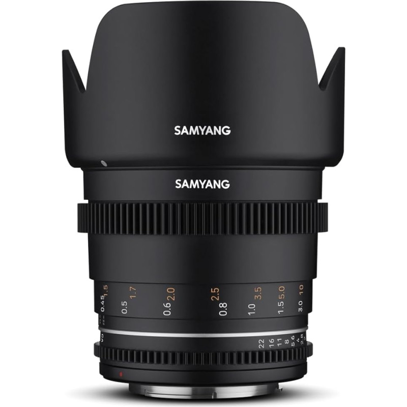 Samyang 23015 MF 50 mm T1.5 VDSLR MK2 