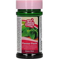 FunCakes Green Mint Flavour Paste: Food Flavouring, Great Flavour, Perfect for Decorating Cakes, Suitable for Dough and Fillings 100g