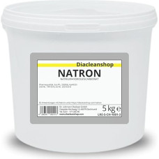 Natronas 5 kg farmacinės kokybės miltelių - natrio vandenilio karbonatas (E500ii) - NaHCO3 - Bakingsoda - šarminė vonia - naminė priemonė kepimui, valymui, maudymuisi, kvapų neutralizavimui ir 