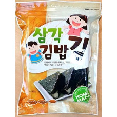 Samgak Gimbap 50 Sheets/Onigiri 50 Pcs/Triangle-Sharped Dried Seaweed Sheets 50 g (50 Pieces) with Stickers/Stickers