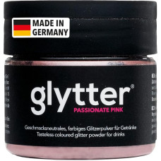 Glytter Glitter Powder for Drinks (Pink) - Edible Glitter for Drinks & Liquids, e.g. for Liqueur, Sparkling, Cocktails - Drinkable & Tasteless Glitter Powder, Glitter Dust