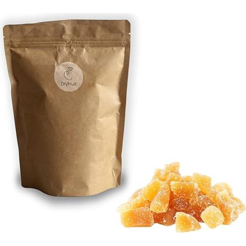 Ginger Cubes Mild Sweetened with Sugar Coating Soft Ginger Candied 1 kg