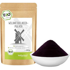 Ekologiški miško uogų milteliai 200 g - liofilizuoti ekologiški miško uogų milteliai 200 g - ES žemės ūkis - Vaccinium Myrtillus - be priedų