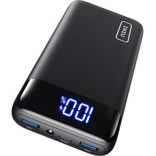 INIU Power Bank, 20 000 mAh, greitas įkrovimas, USB-C įėjimas ir išėjimas, 22,5 W išorinės mobiliųjų telefonų baterijos, PD 3.0 QC 4.0, mažos, stiprios, skirtos 