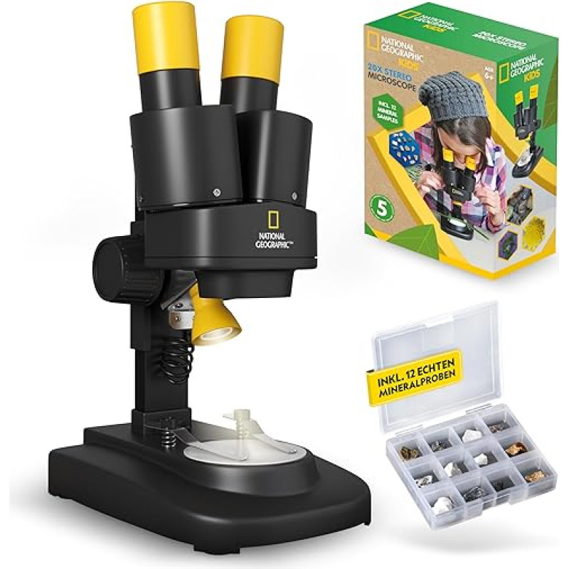 National Geographic 20x Magnification Stereo Microscope