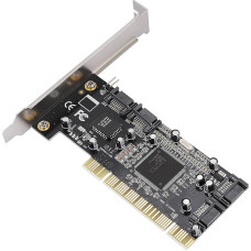 PCI to 4 Port SATA for RAID Controller Card, PCI to SATA Controller Card, 4 Port SATA 1.0 PCI Cards for Linux 98SE 2000 XP NT 4.0 XP 64-bit Vista Netware OS