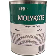 MOLYKOTE G-Rapid Plus Paste (GFK) 1kg, Molybdändisulfid-Schmierfett für Lager und Getriebe, Hochleistungsschmierstoff für Extremdruck- und Hochlastanwendungen