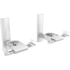 RICOO LH023-S Speaker Wall Mounts Universal Speaker Wall Mounts Pivoting Tilting Wall Mount Box Wall Bracket Set up to Max. 25 kg Wall Mount Speaker Wall Mount