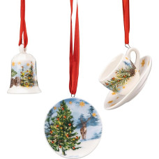 Hutschenreuther Sammelserie 2023 Am Weihnachtsbaum Mini Set of 3 Cups