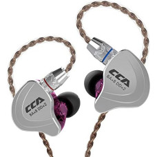 CCA C10 Hybrid Driver In Ear ausinės, HiFi stereo ausinės, galingi bosai, sportinės ausinės su ergonomišku patogiu dizainu, skirtos žaidimams, muzikai, šou, scenai