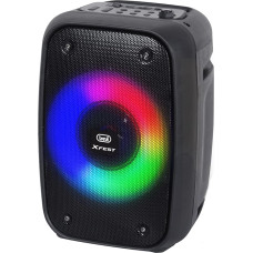 Trevi XFest XF 150 KB Portable Speaker with 15 W Amplification, Wireless with Built-in, Dynamic Microphone for Karaoke, True Wireless Stereo, USB Port, Micro SD, Built-in Battery
