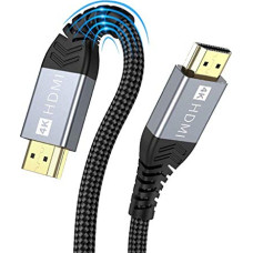 ONIOU 4K HDMI kabelis, 3M didelės spartos HDMI 2.0 kabelis 4K @ 60Hz, 18Gbps, suderinamas su HD 1080P, HDR, didelės spartos su Ethernet, ARC, PS3/PS4, One/360, HDTV ir monitoriumi