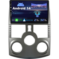 SXAUTO Android 14 IPS automobilinis radijas Toyota Rush/Daihatsu/Terios (2006-2016) - Integruotas CarPlay/Android automobilis - Nemokama atbulinės eigos kamera - 2G + 32G - Valdymas vairu DAB Fast Boot WiFi - 2 DIN 9 colių